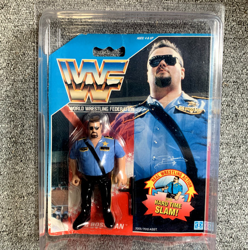 Big Boss Man WWF Hasbro Figure MOC w/ Protector...