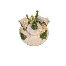 Stay-On-Top Candle Capper Our America Winter Village Yankee Candle 2005