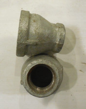 Pack of 2 1-1/4 x 3/4 150 Galvanized Malleable Iron Reducing Coupling IGRCHF