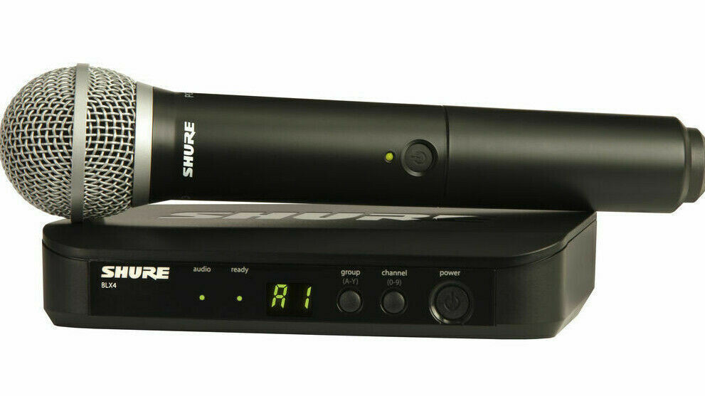Shure BLX24/PG58 J11 Wireless Vocal System, PG58 Handheld
