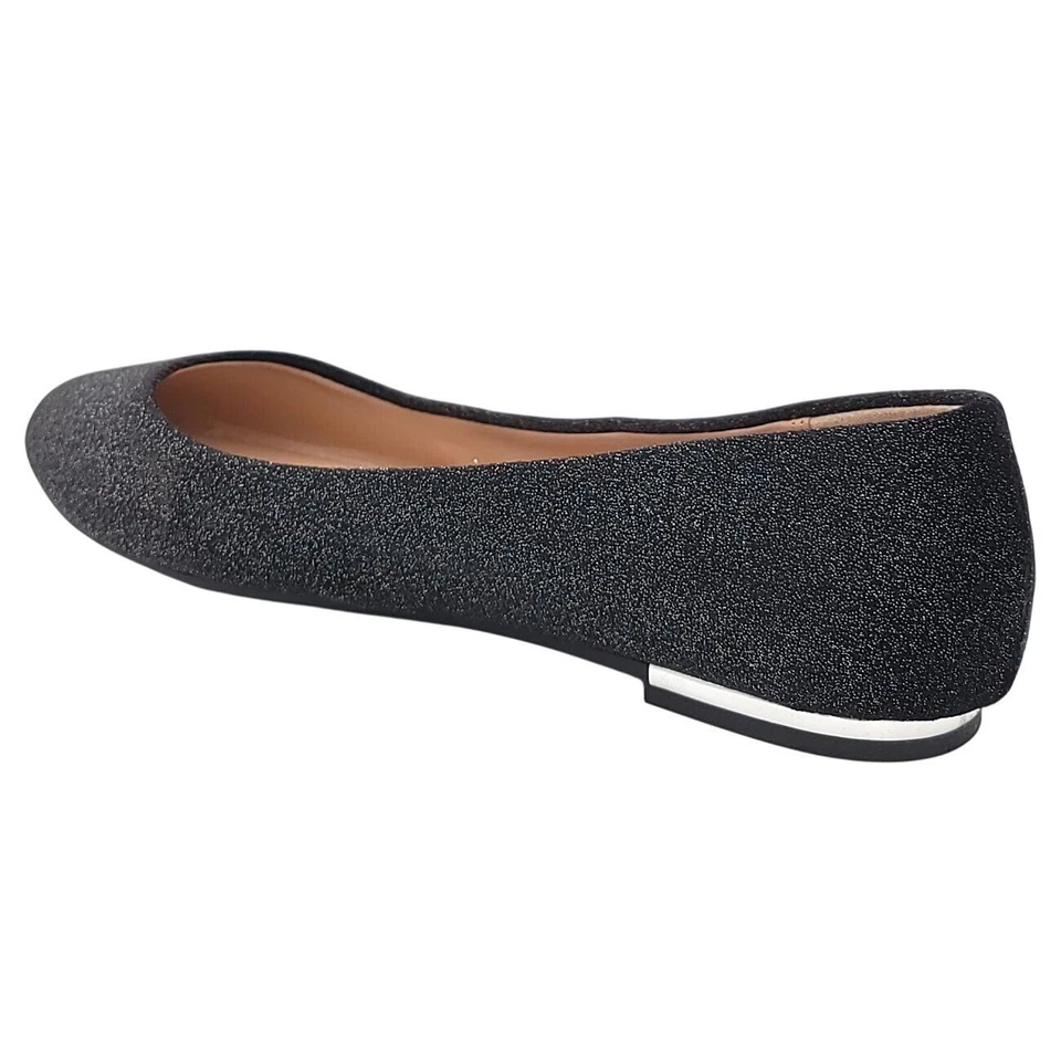 Call it Spring Women Fibocchi Slip On Ballet Flats Size US 5 Black Velvet Fabric - Image 3 of 4