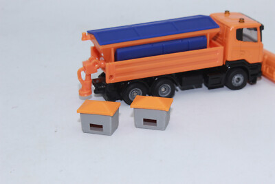 2X Spreader Container Spreader Box Salt Container Diorama 1:87 Spreader Box