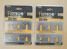 Lot of (4) Electric Planer Blades 3-1/4 in. HSS for Makita N1900