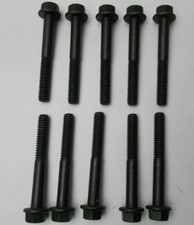 Hex Head Flange Bolt 1/4"- 20 x 2" Long "10 Bolts" Grade 8 1/4-20x2
