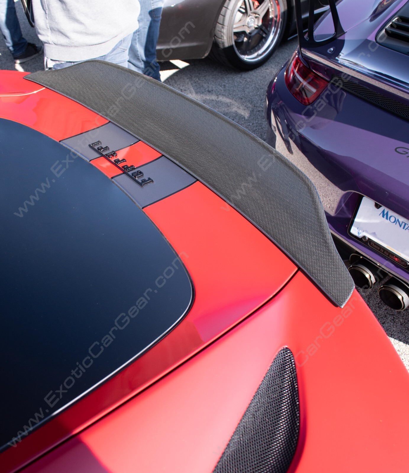 Ferrari F12 Carbon Fiber Rear Spoiler Lip