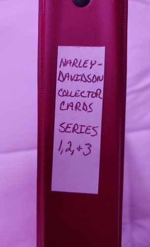 Harley Davidson Collector Cards Series 1 2 And 3 In Binder EBay