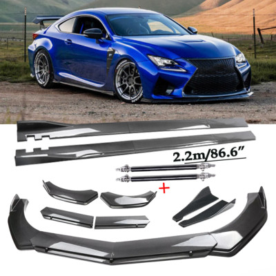 For Lexus RC350 RC F-Sport 200T Carbon Fiber Front Bumper Rear Lip Chin Spoiler