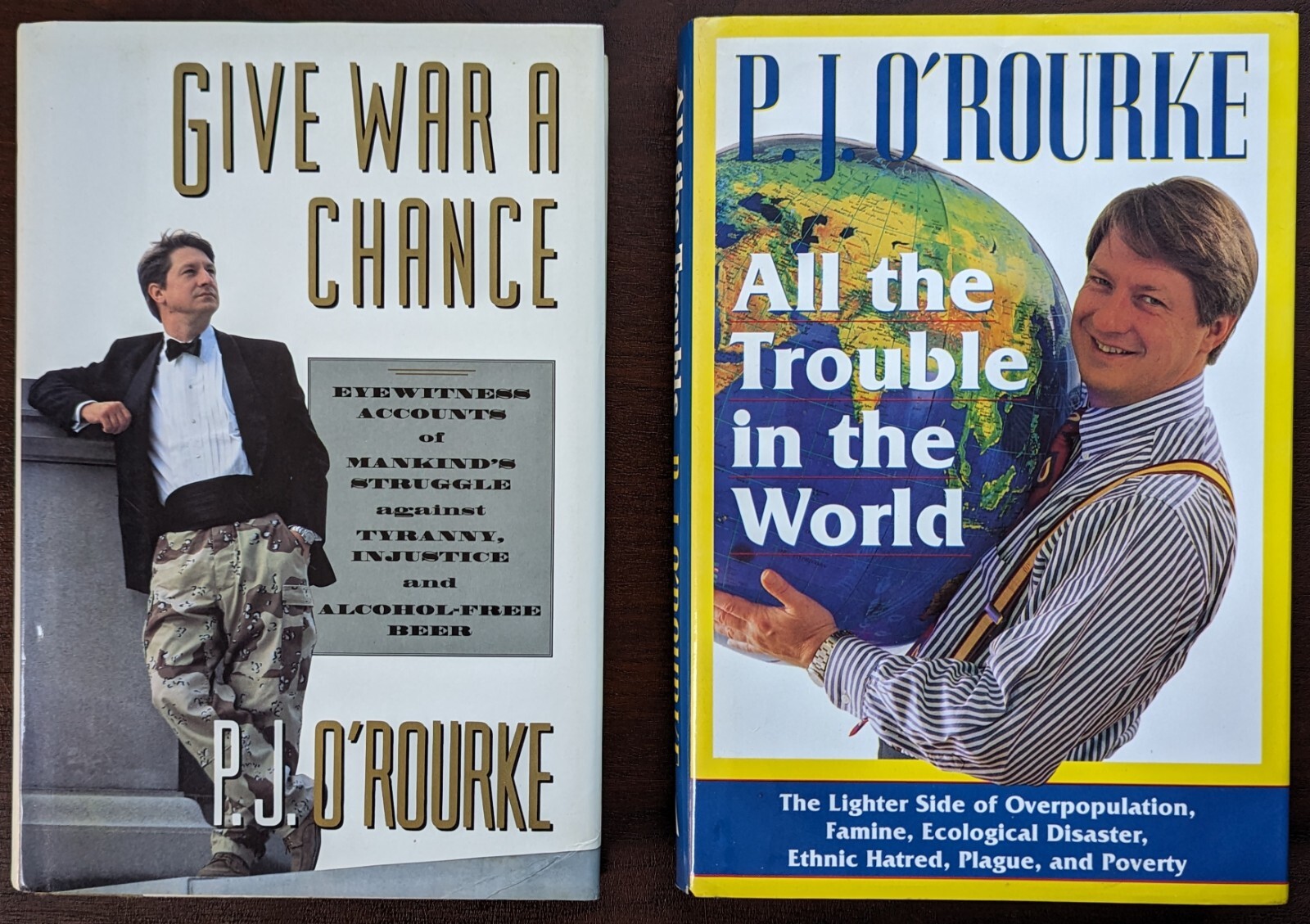 Robert Rourke Books Give War a Chance & All The Trouble In.. 1st Ed. Hardcover Books - P.J ...