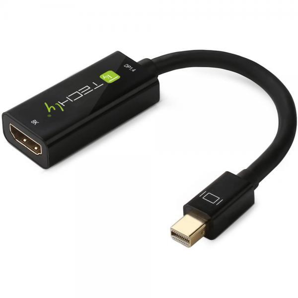 Techly Adattatore Mini DisplayPort (Thunderbolt) 1.4 / HDMI 8K Attivo nero