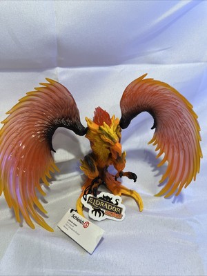Schleich Eldrador Creatures Fire Eagle 42511 Phoenix 7'' PVC Figure Lava Bird