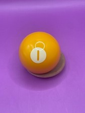 Replacement Mini Billiards Pool Ball - 1.5" Diameter - Solid Yellow 1 Ball