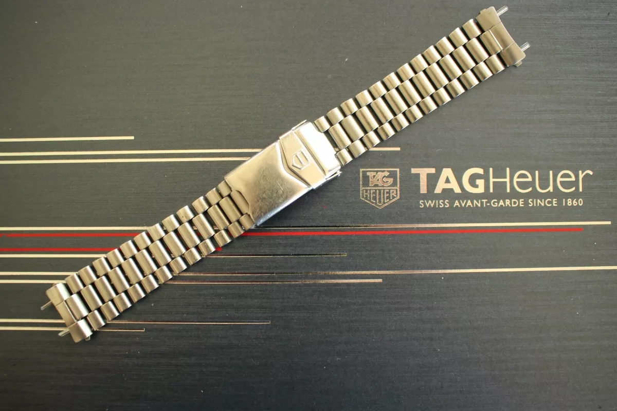 TAG HEUER 2000 CHRONO PILOT 300 31 20MM LINK WATCH BAND STRAP DEPLOYANT BRACELET