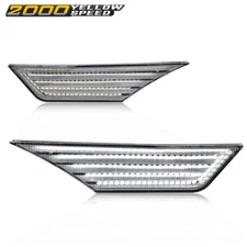 Fit For Honda Civic 2016-2020 White Bumper Reflector LED Side Marker Lights Lamp