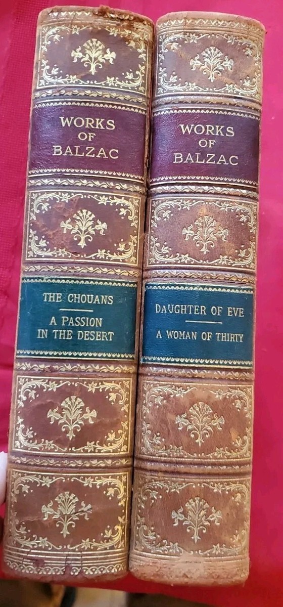 The Works of Honore de Balzac. V. 5 And 15, 1901 [Leather Bound