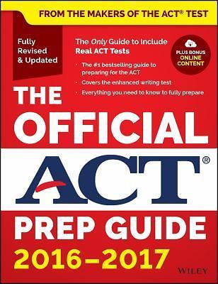 Official ACT Prep Guide, 2016 - 2017 by ACT Staff (2016, Trade Paperback)