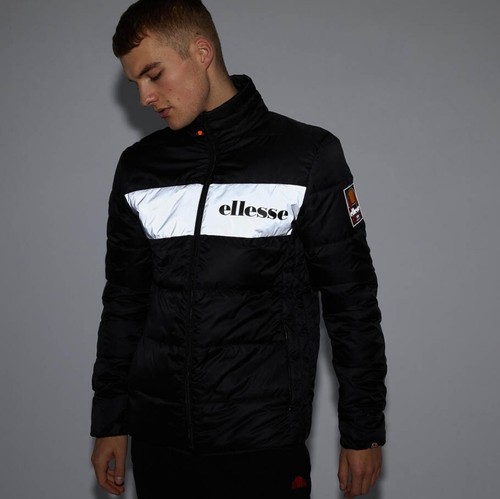 Ellesse ILLO Padded Jacket in Black RRP 
