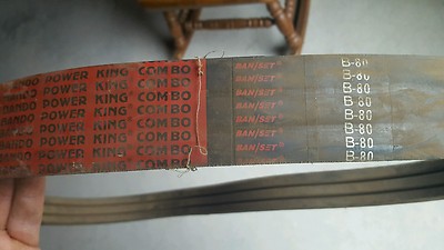 Free Ship, BANDO Power King combo B-80 V-Belt