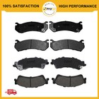 For Chevy Astro Silverado 1500 GMC Sierra Yukon Front + Rear Ceramic Brake Pads