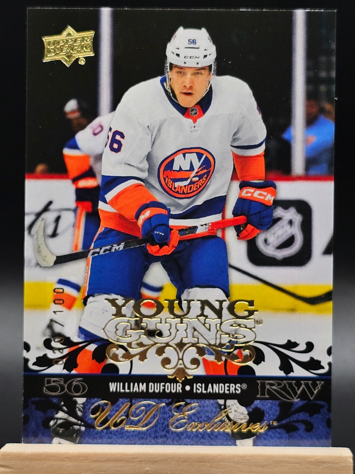 2023-24 Upper Deck Extended William Dufour Young Guns RETRO EXCLUSIVES /100 T-21