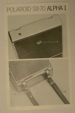 Polaroid SX-70 Alpha 1 Instant Camera Multi Language Brochure Dated 1976