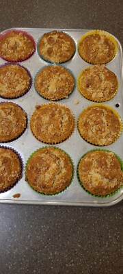 Banana Nut Muffins 1 Dozen (12) Deliciously Moist Homemade  Baked Fresh To Order