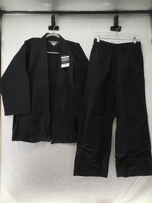 Century Black 100% Cotton Jacket and Pants Men's Size 3