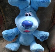 Blues Clues talking animated Blue 10" to 15" w ears up. Plush Dog