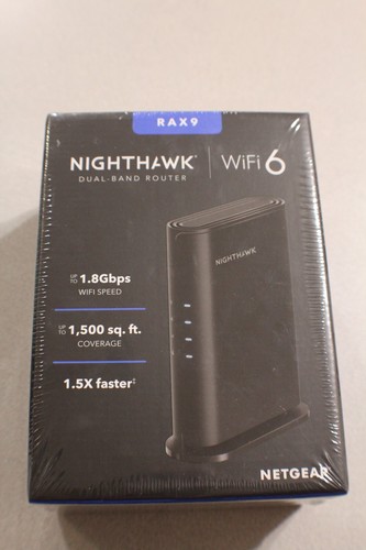 Neu Netgear Nighthawk AX1800 WiFi 6 Router 1,8 Gbit/s RAX9