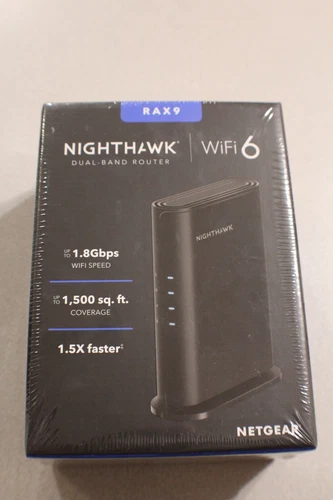 New NETGEAR Nighthawk AX1800 WiFi 6 Router 1.8Gbps RAX9