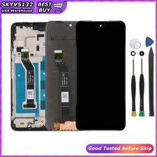 LCD Touch Screen Digitizer Frame Black For Motorola Moto G Power 5G 2024 XT2415