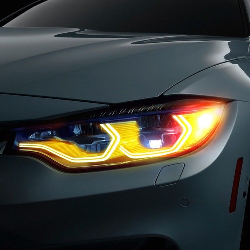 Switchback Concept M4 Iconic Style LED Angel Eye Kit w/Relay Wirings For BMW - Picture 12 of 15