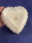 BEAUTIFUL BELLEEK IRELAND PARIANWARE SCALLOP HEART DISH BOWL — photo 4