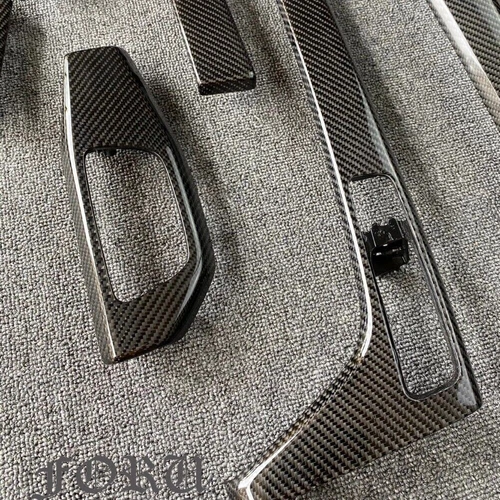 For Audi A4 A5 S4 S5 RS5 2017-2023 Real Carbon Fiber Inner Door Panel Cover Trim - Picture 8 of 18