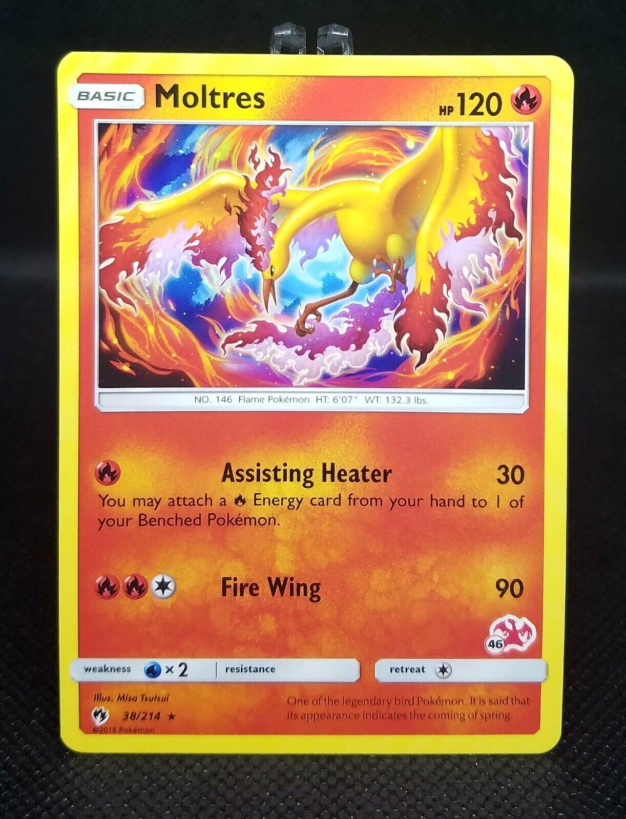 Pokemon Battle Academy - Moltres Charizard Stamped 38/214 - NM