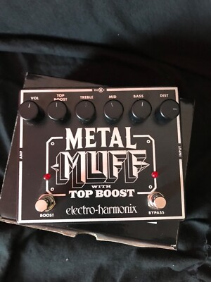 electro harmonix metal muff overdrive fuzz effect pedal