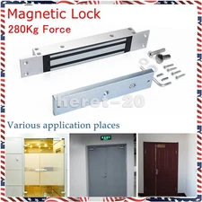 Electric Magnetic Lock Door Access Control System 600lb 280KG Holding Fitce 12V