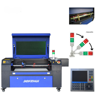 80W 700x500mm CO2 Laser Graviermaschine Autofokus CO2 Lasergravierer Ruida Panel