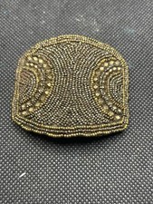 Victorian French Steel Cut single antique shoe clip buckle