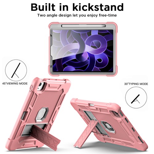 Für iPad Air 5./4. Gen 10,9 Zoll Hülle Robust Stoßfest Robust Ständer Cover - Bild 23 von 30