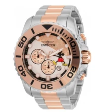 Invicta Disney Limited Men's 50mm Mickey Rose Gold Chronograph Watch 32446