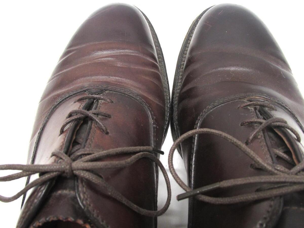 Classic ALDEN 934 plain toe Balmoral oxfords in shell Classic ALDEN 934 plain toe Balmoral oxfords in shell