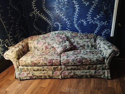 Barely used 90s cottage core Floral La-z-boy Sofa | eBay