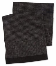  125 Ryan Seacrest Unisex Men Gray Herringbone Knit Casual Winter Scarf Shawl