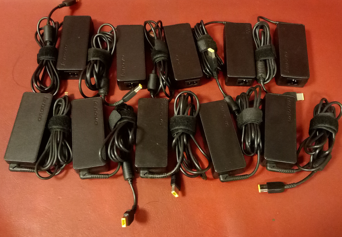 LOT 100 Genuine Lenovo ThinkPad X250 X260 X240 X270 45W AC Adapter