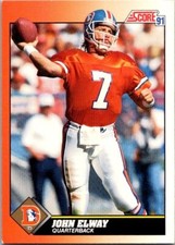 1991 Score Football John Elway