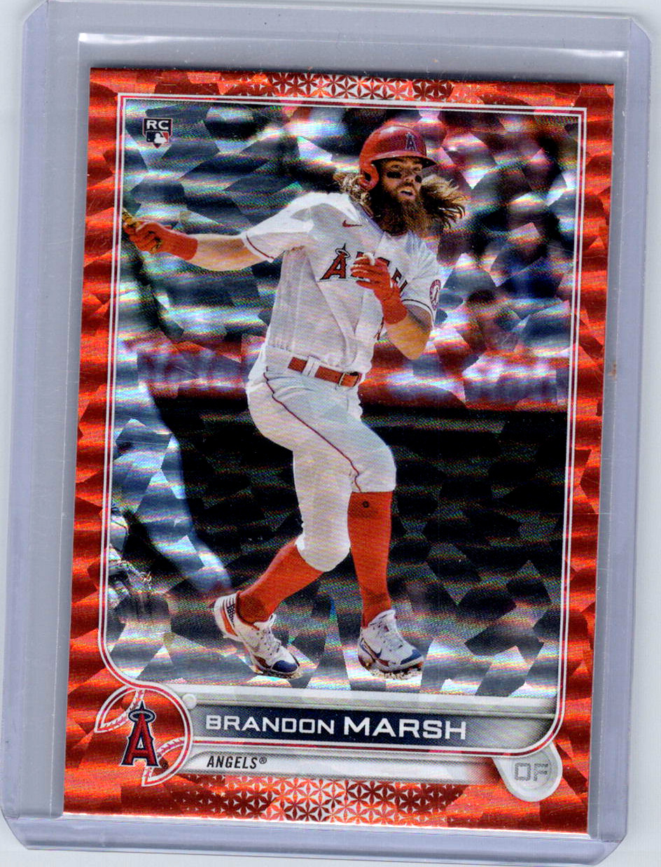 BRANDON MARSH 2022 Topps Series 1 ORANGE FOIL ROOKIE RC 119/299 Phillies #243