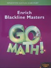 GO MATH! ENRICH BLACKLINE MASTERS GRADE 3 COMMON CORE *Excellent ...
