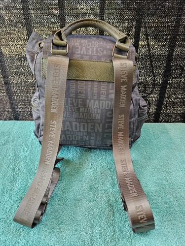 Steve Madden Olive Multi Bsolly Women’s Girl's Green Backpack - Purse Bag - Picture 3 of 6