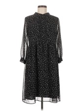 Uniqlo Women Black Casual Dress M