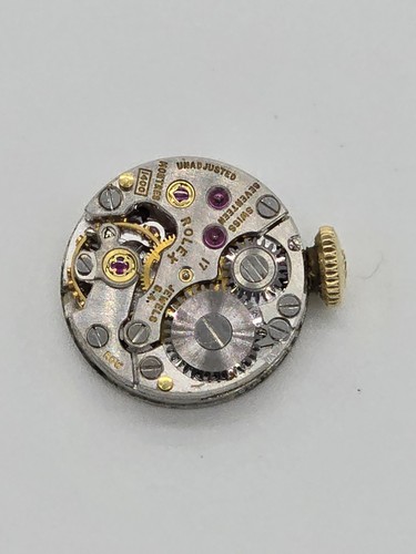 Rolex Cal 1400 Manual Movement Vintage Original Working Dial/Hands/Crown